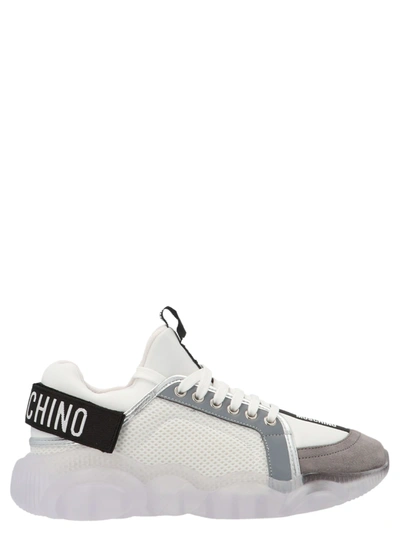 Shop Moschino Teddy Shoes In White