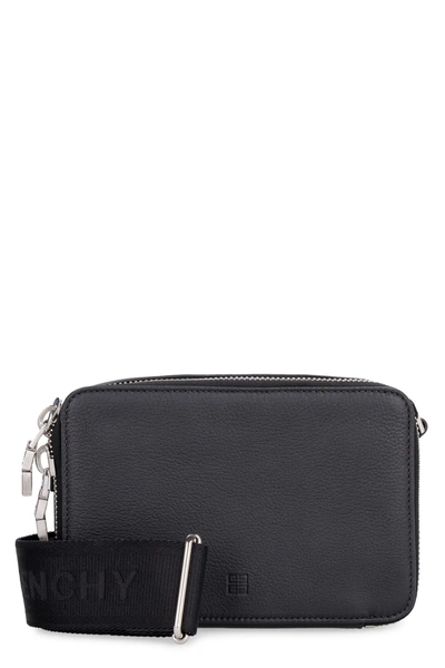 Shop Givenchy Antigona U Leather Camera Bag In Black