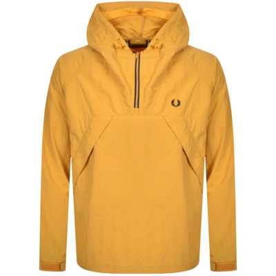 Fred Perry Half Zip Shell Jacket Gold J2563 | ModeSens