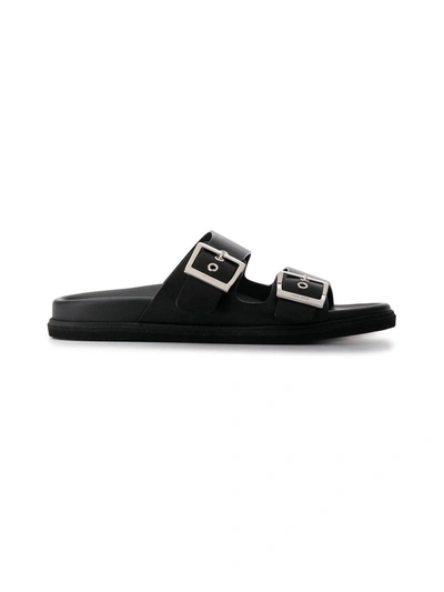 Shop Car Shoe Sandals In Nero