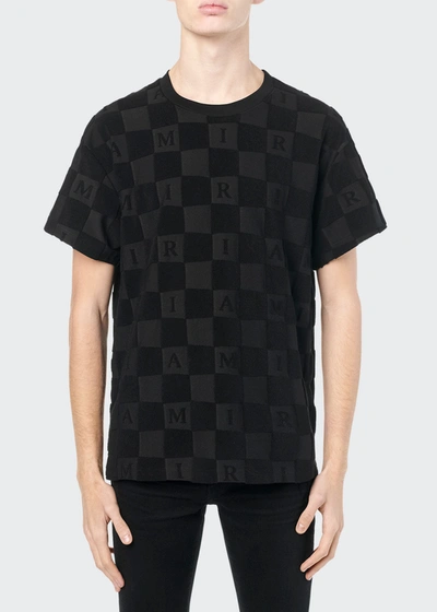 Louis Vuitton Black Terry Cloth Monogram T-Shirt