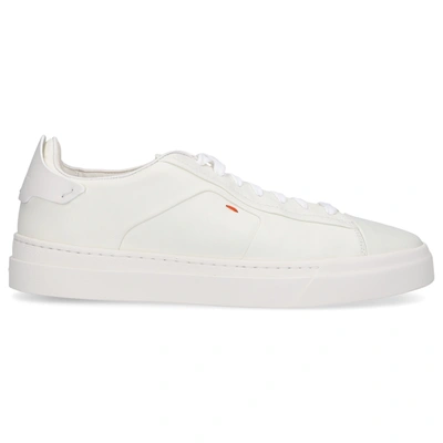 Shop Santoni Sneakers White Darts
