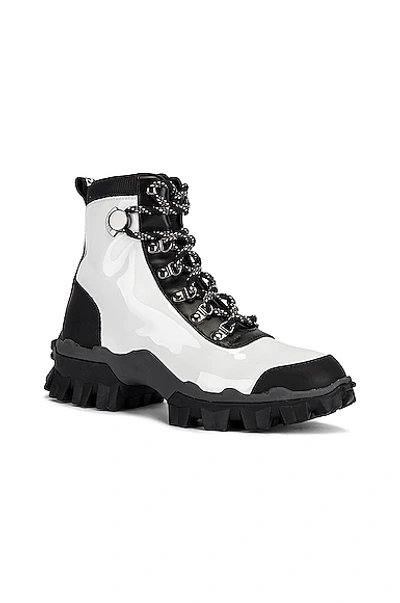 Shop Moncler Helis Hiking Boot In White