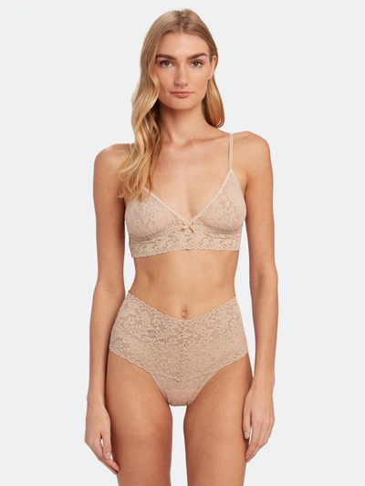 Shop Hanky Panky Retro Thong In Taupe