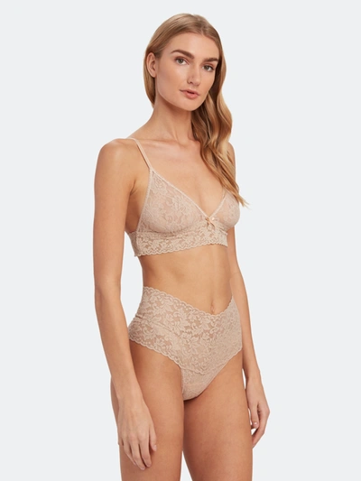 Shop Hanky Panky Retro Thong In Taupe