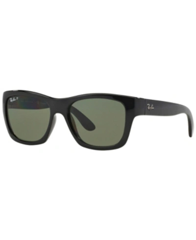 Shop Ray Ban Unisex Polarized Lightweight Sunglasses, Rb4194 In Black