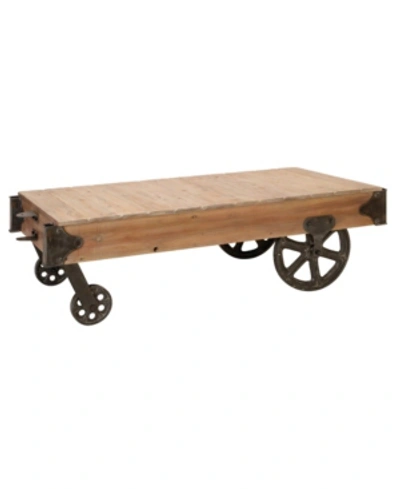 Shop Rosemary Lane Industrial Coffee Table In Brown