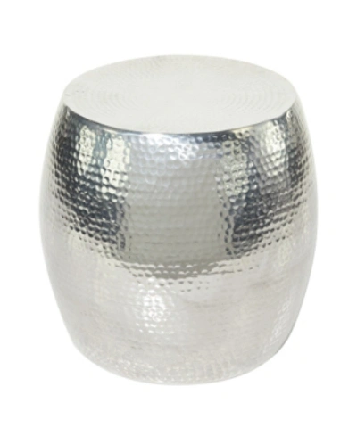 Rosemary Lane Contemporary Accent Table In Silver-tone