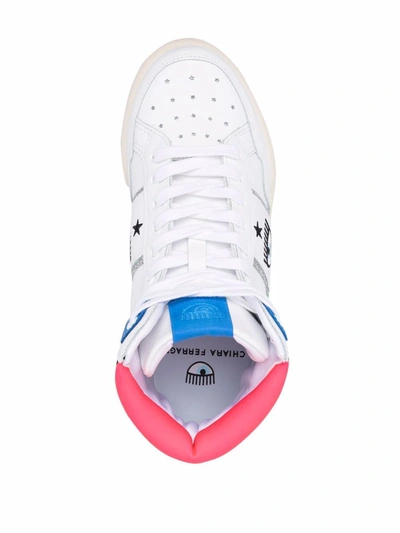Chiara Ferragni Cf-1 High-top Sneakers In Red