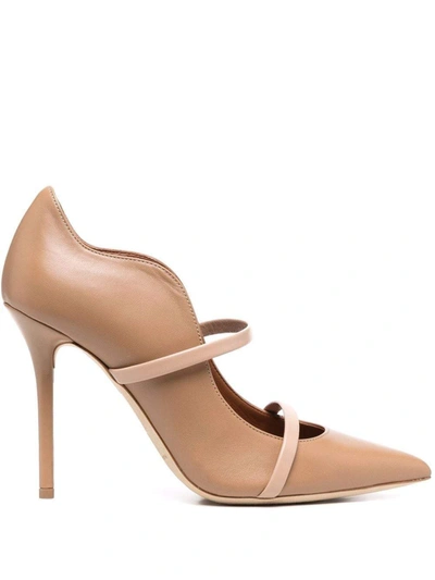 Shop Malone Souliers With Heel Brown