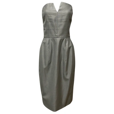 Pre-owned Saint Laurent Mid-length Dress In Grey