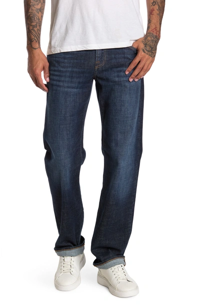 Shop 7 For All Mankind Austyn Straight Jeans In Faraday