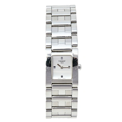 Pre-owned Tissot Silver Stainless Steel L840k Women's Wristwatch 21 Mm X 24  Mm | ModeSens