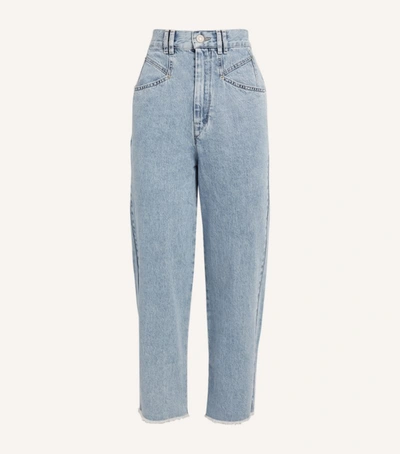 Shop Isabel Marant Dilali Wide-leg Jeans In Blue