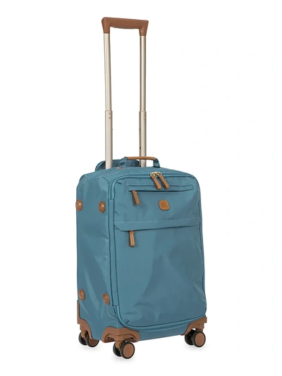 Shop Bric's X-travel 21" Carry-on Spinner In Grey Blue