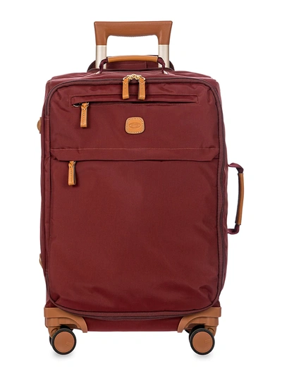 Shop Bric's X-travel 21" Carry-on Spinner In Bordeaux