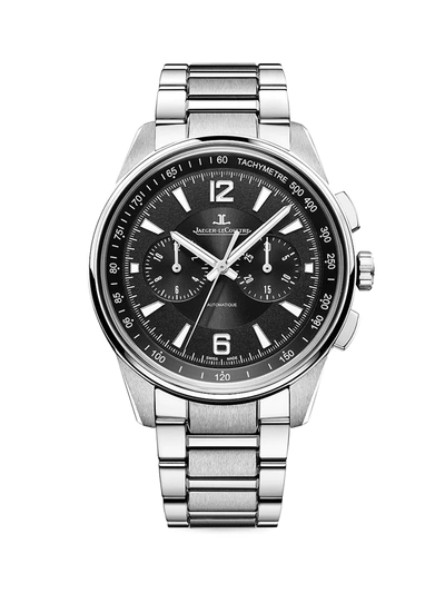 Shop Jaeger-lecoultre Men's Polaris Stainless Steel Chronograph Watch In Silver
