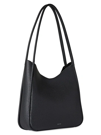 Shop The Row Symmetric Leather Tote In Mocha