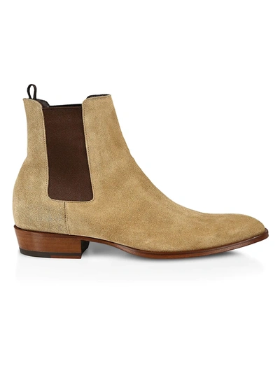 Shop To Boot New York Men's Shawn Suede Chelsea Boots In Spiaggia