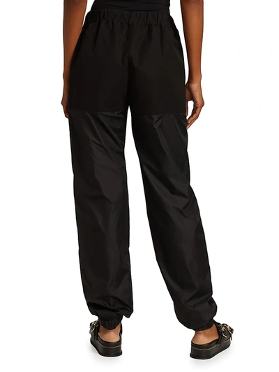 Shop Sacai Belted Trackpants In Black