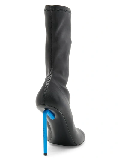 Shop Off-white Allen Leather High-heel Boots In Black