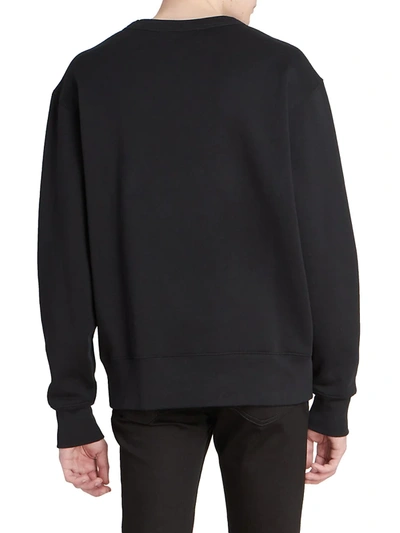 Shop Acne Studios Fairview Crewneck Sweatshirt In Black