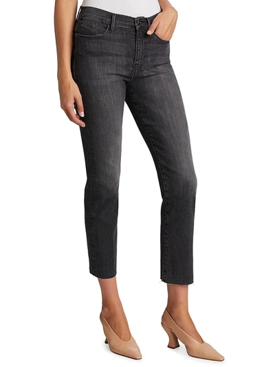 Shop Frame Le High Straight Leg Ankle Jeans In Bos Worth