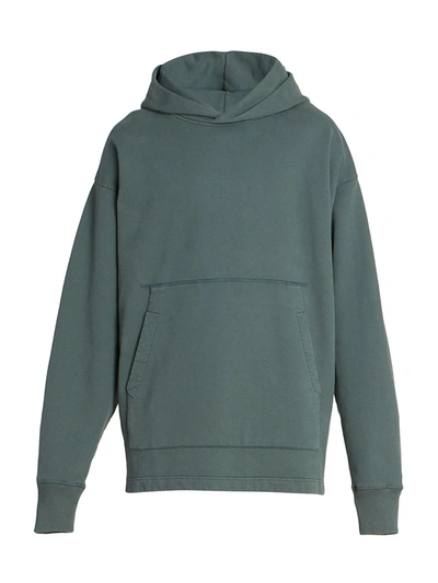 Shop Acne Studios Men's Franklin Hoodie Sweatshirt In Pine Green