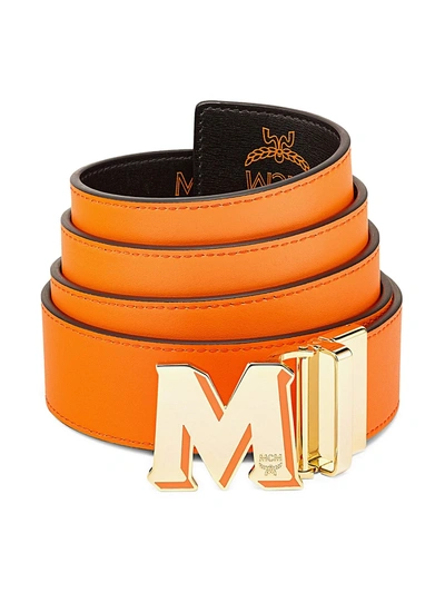 Shop MCM Clause Reversible Cut-To-Size Leather Belt