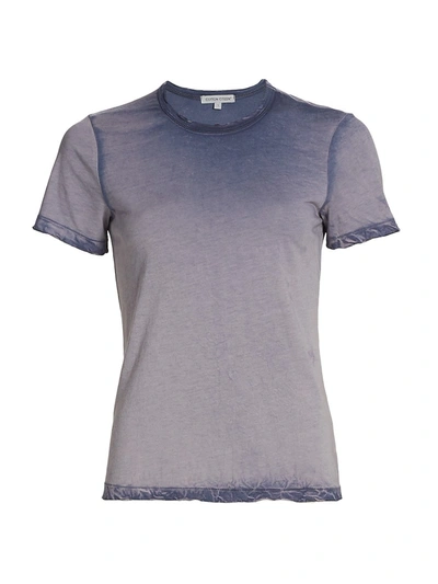 Shop Cotton Citizen The Standard Dyed Cotton Tee In Navy Mix