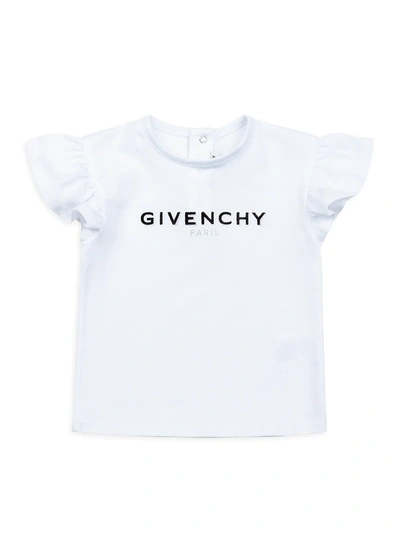 Shop Givenchy Baby's & Little Girl's Logo-print T-shirt In White