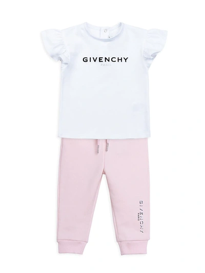 Shop Givenchy Baby's & Little Girl's Logo-print T-shirt In White