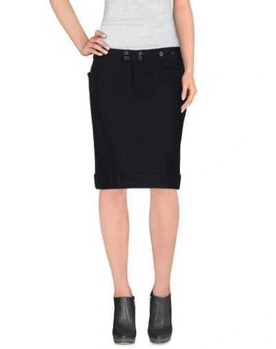 Shop Dsquared2 Knee Length Skirt In Black