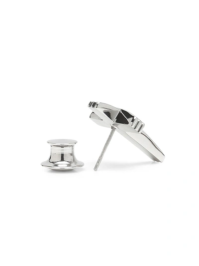 Shop Cufflinks, Inc Men's Ox & Bull Trading Co. Cross Lapel Pin In Silver