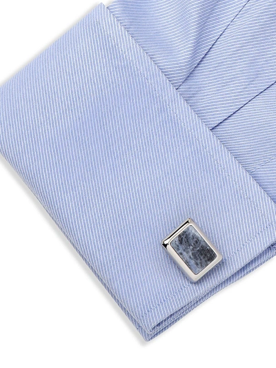 Shop Cufflinks, Inc Men's Ox & Bull Trading Co. Sodalite Cufflinks In Blue