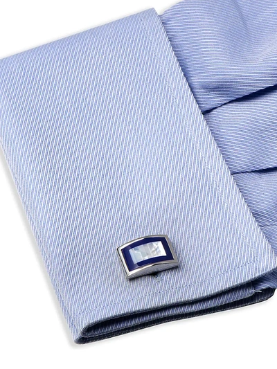 Shop Cufflinks, Inc Men's Ox & Bull Trading Co. Pearl Cufflinks In Blue