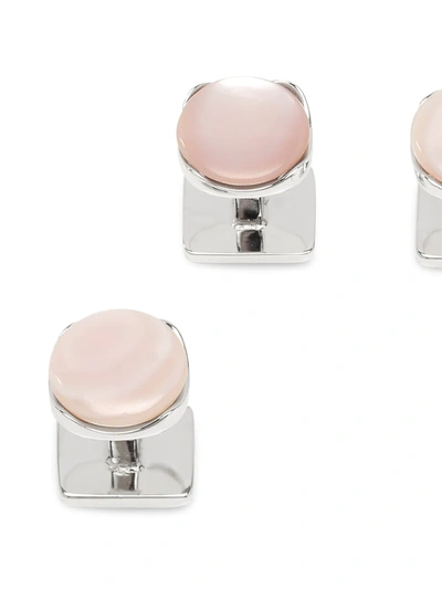 Shop Cufflinks, Inc Men's Ox & Bull Trading Co. Mother-of-pearl Cufflinks In Pink