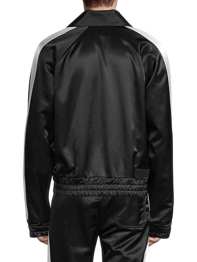 Shop Amiri Side Stripe Track Jacket In Black