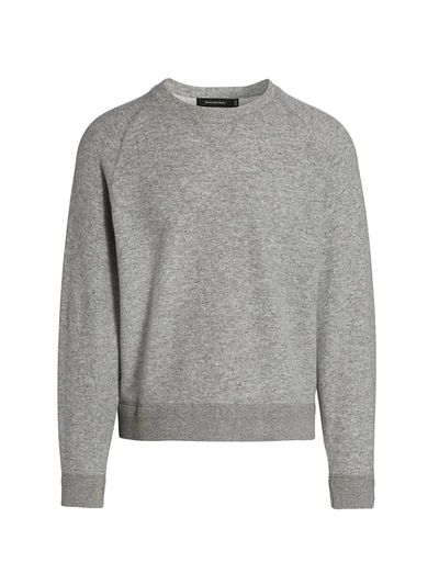 Shop Ermenegildo Zegna Crewneck Pull-over Sweatshirt In Grey