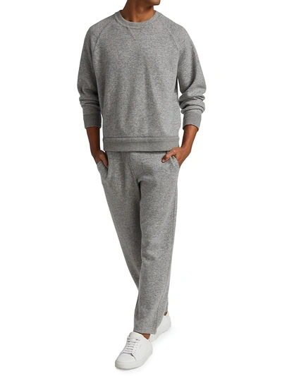 Shop Ermenegildo Zegna Crewneck Pull-over Sweatshirt In Grey