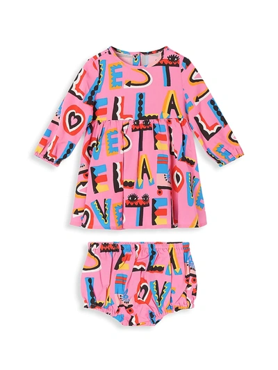 Shop Stella Mccartney Baby's & Little Girl's Stella Loves Dress In Pink
