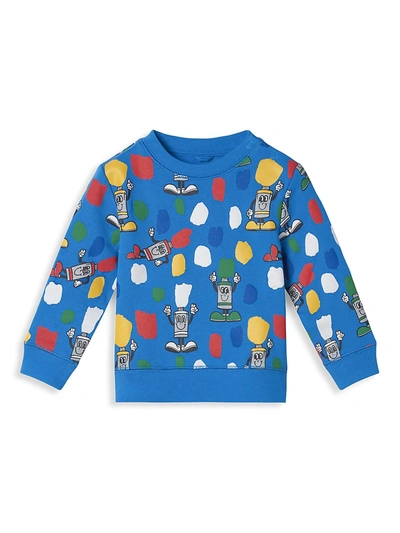 Shop Stella Mccartney Baby's & Little Boy's Paint Tubes Sweatshirt In Blue