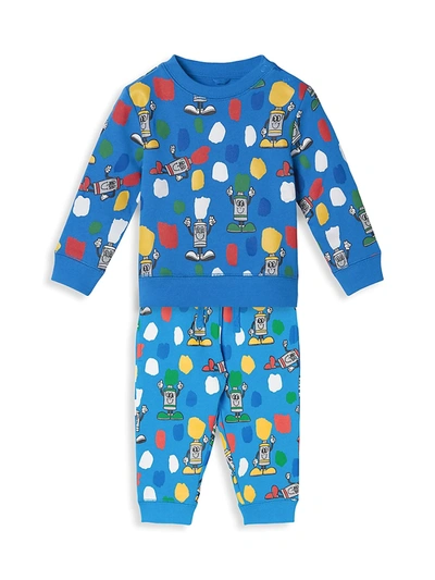 Shop Stella Mccartney Baby's & Little Boy's Paint Tubes Sweatshirt In Blue