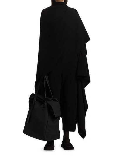 Shop The Row Denice Cashmere Cape In Black