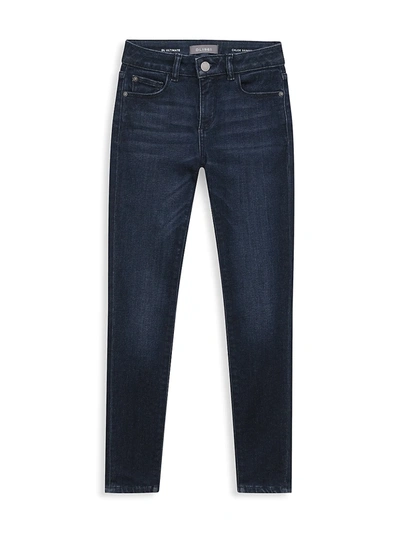 Shop Dl Premium Denim Little Girl's & Girl's Chloe Skinny Jeans In Dark Indigo