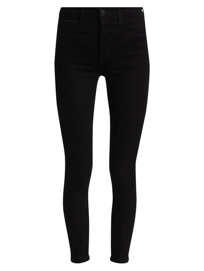 Shop L Agence Women's Monique Ultra High-rise Skinny Jeans In Jet