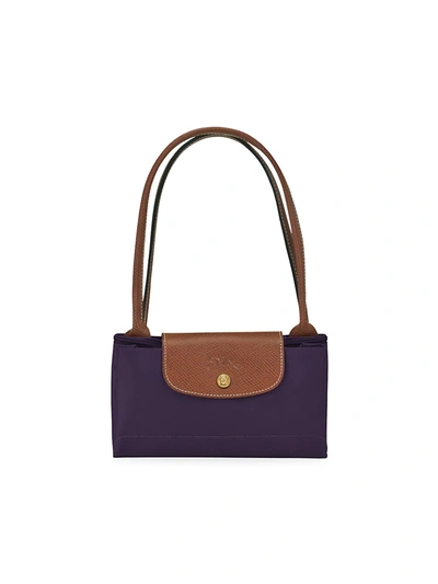 Shop Longchamp Small Le Pliage Tote In Deep Red