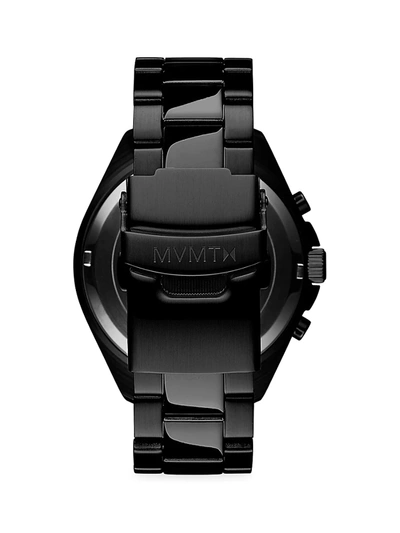 Shop Mvmt Getaway Tulum Black Stainless Steel Bracelet Watch