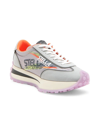 Shop Stella Mccartney Women's Reclypse Platform Sneakers In Grey