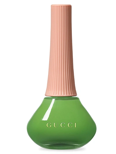 Shop Gucci Women's Vernis À Ongles Nail Polish In Green